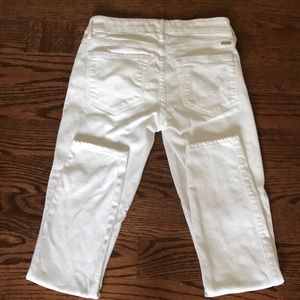 Marciano white shinny jeans size 26